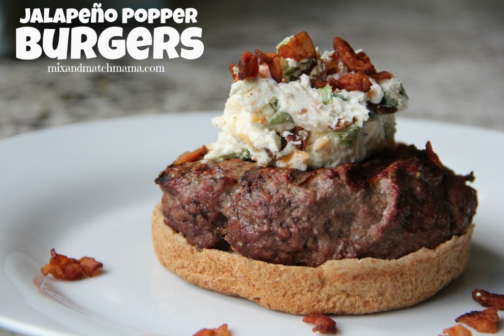 Jalapeno Popper Burgers