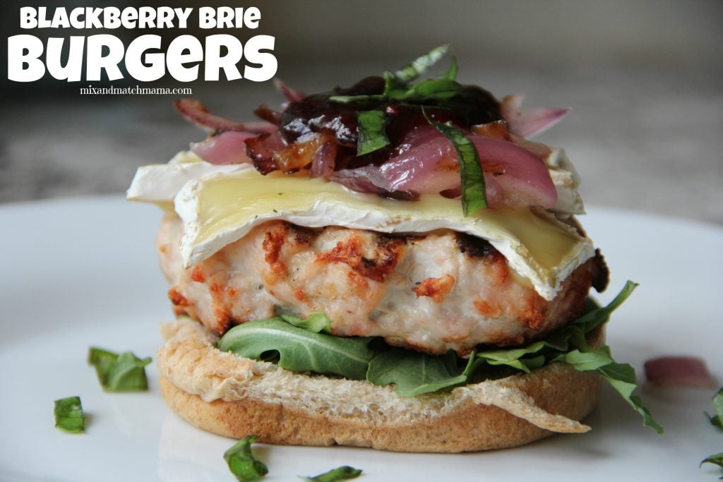Blackberry Brie Burgers