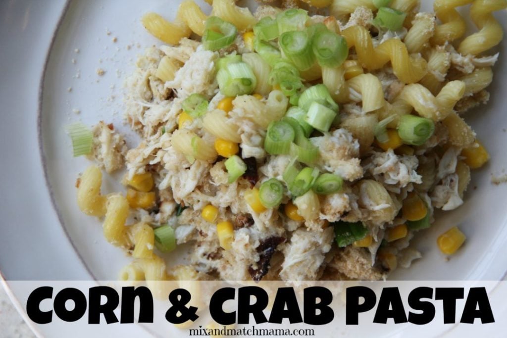 Corn & Crab Pasta