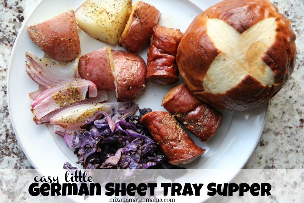 German Sheet Tray Supper