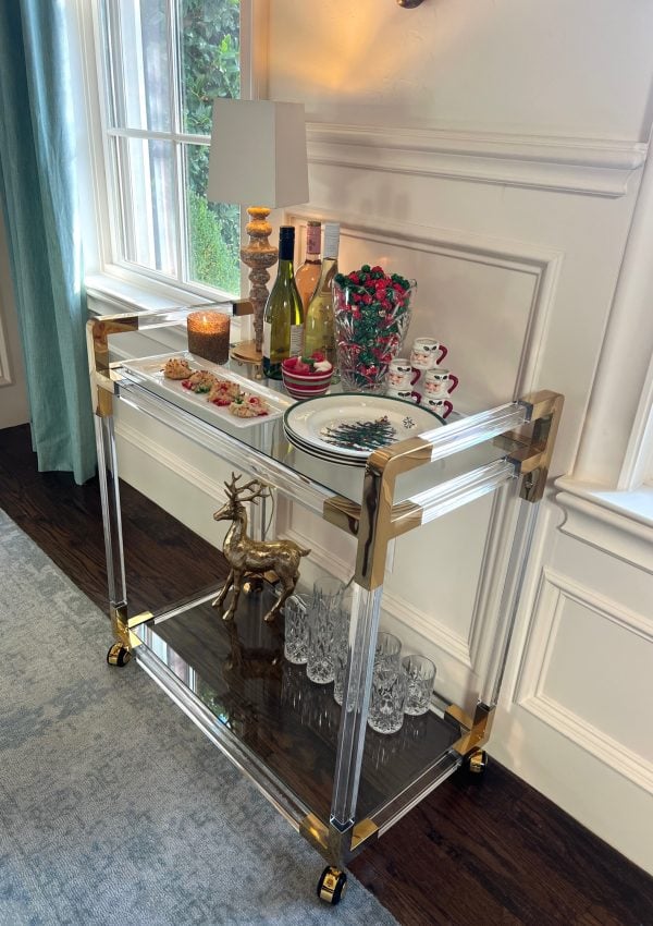 My New Bar Cart + Christmas Macaroons!
