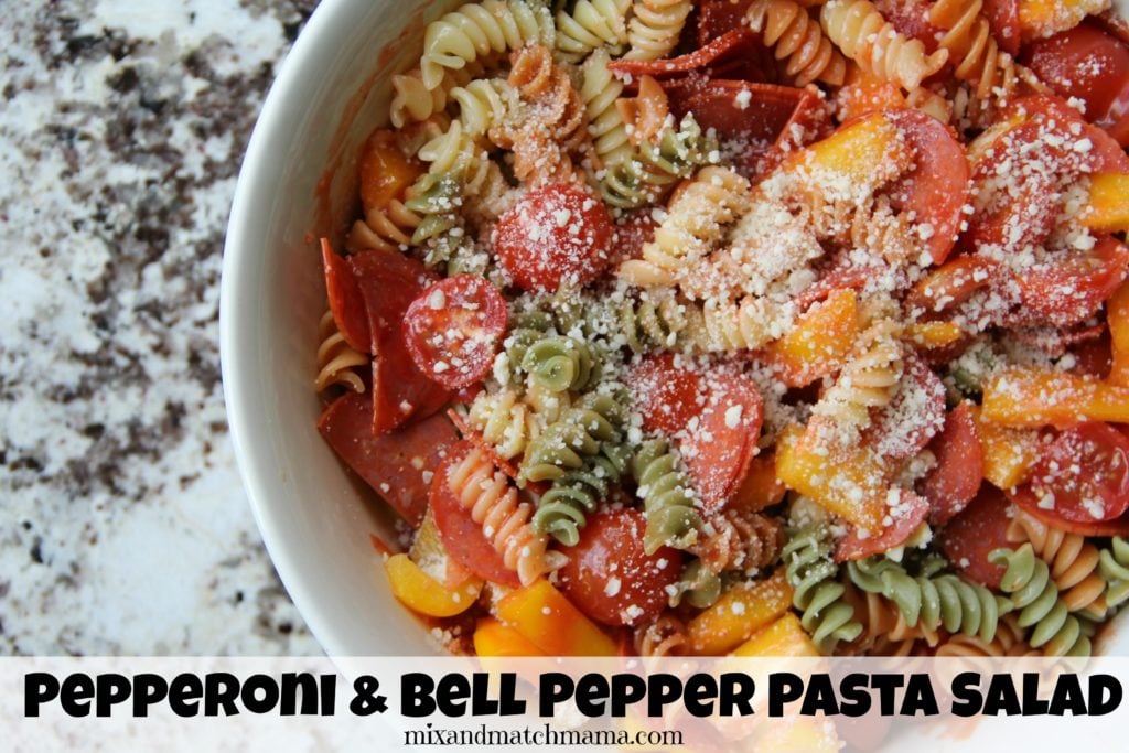 Pepperoni & Bell Pepper Pasta Salad