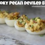 Smoky Pecan Deviled Eggs